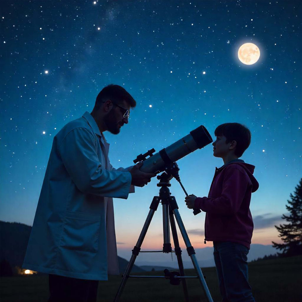 AI-Enabled Stargazing Telescope